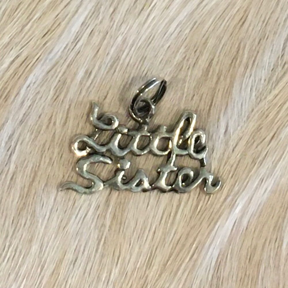 Sterling Little Sister Charm
